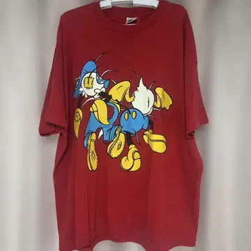 Disney 90s 티셔츠 파랑 바지 미키