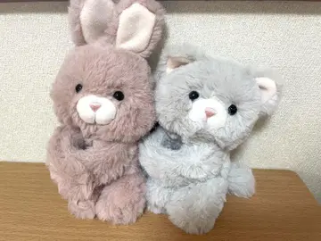 토끼와 고양이 커튼 홀더