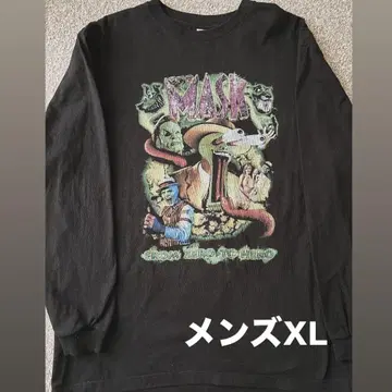 MASK 그래픽 프린트 긴팔 티셔츠 XL