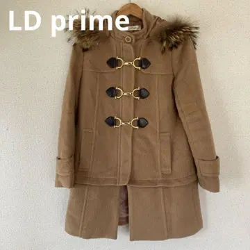 LD 프라임 퍼 달린 더플 코트 베이지 3way 울 혼방
