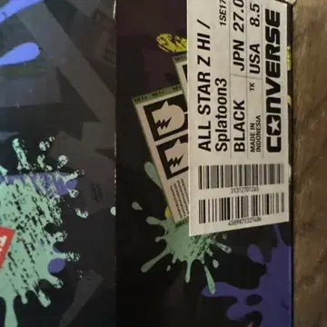 Splatoon 3 컨버스 ALL STAR Z HI / 27cm