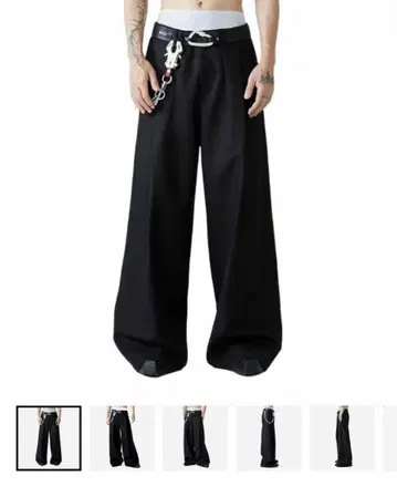 블랙 와이드 팬츠 택 포함 새상품 size L
