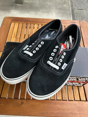 Vans Authentic 스웨이드 블랙 11.0