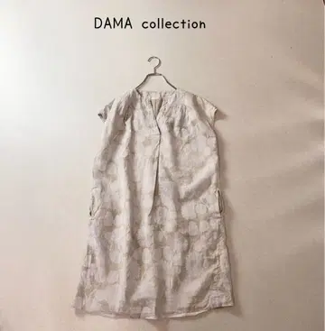 DAMA collection 린넨 100% 린넨 튜닉 원피스