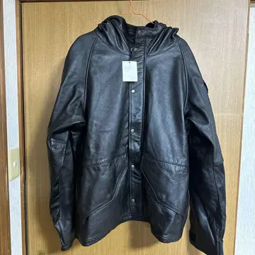 M.I.R SPEC 블랙 가죽 3L 자켓