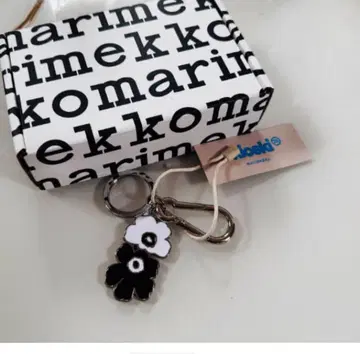 marimekko 플라워 모티브 키링