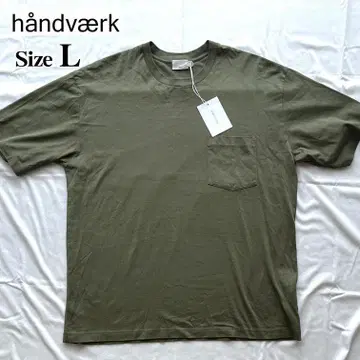 handvaerk 포켓 부착 T셔츠 L 사이즈