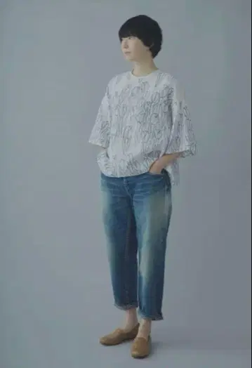 미나 페르호넨 always 롤업 데님 40