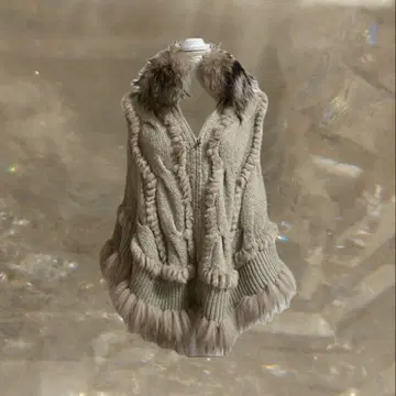 페어리 그런지 판초 케이프 코트