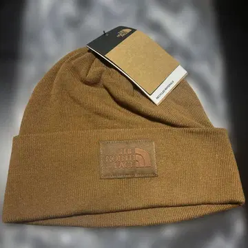 THE NORTH FACE 브라운 니트 모자