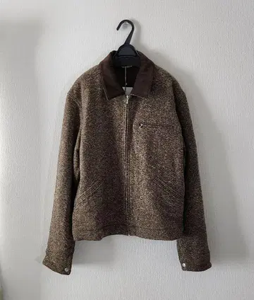 AURALEE HOMESPUN TWEED ZIP BLOUSON 25AW