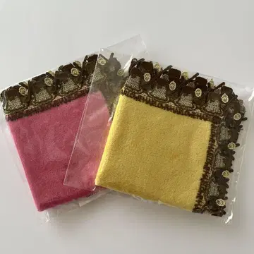 치카자와 레이스 마를로 콜라보 타월 손수건 2개 세트
