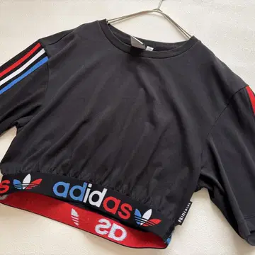[ adidas 아디다스 ] 크롭 T셔츠