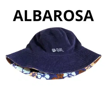 알바 로사 ALBAROSA 리버서블 버킷햇 로고 헤이세이