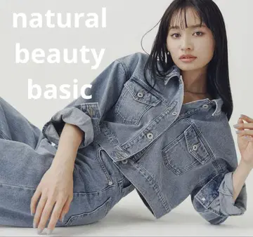 NATURAL BEAUTY BASIC 데님 숏 자켓