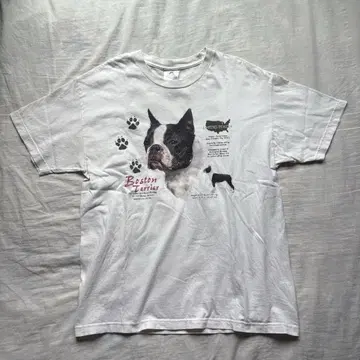00s 티셔츠 tee 구제 의류 보스턴 테리어