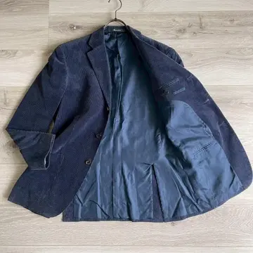 [ 캐시미어 혼방 ] 아쿠아 스큐텀 코듀로이 테일러드 자켓 E1379