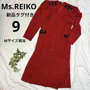 [ 새상품급 ] 미즈레이코 Ms.REIKO 자수 롱 코트 9호
