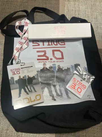 STING 3.0 JAPAN TOUR 2025 GOLD 굿즈 스팅
