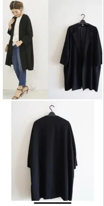 17ss 두지엠 클라세 노카라 코트 블랙