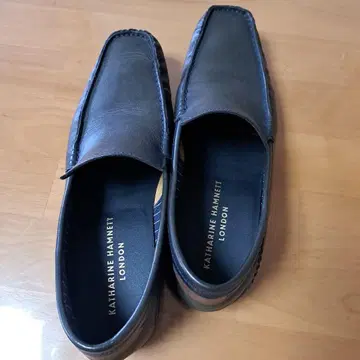 남성용 KATHARINE HAMNETT 다크 브라운 로퍼 26cm