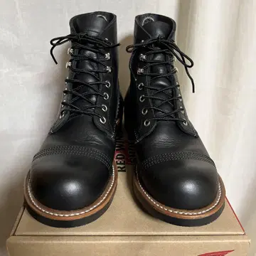 US 6.5D 레드윙 8084 아이언레인저 블랙 하네스