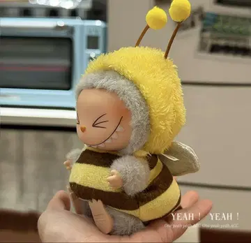 꿀벌 디자인 LABUBU 봉제 인형 옷 갈아입기 코스튬