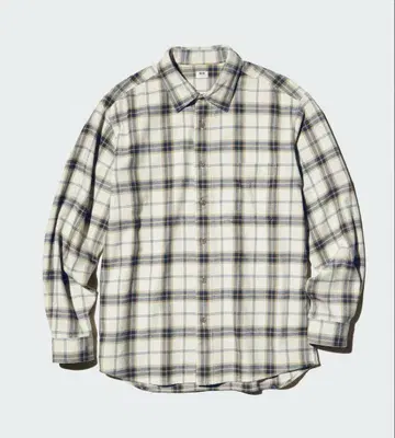 플란넬 체크 셔츠 S 사이즈 미사용 새상품