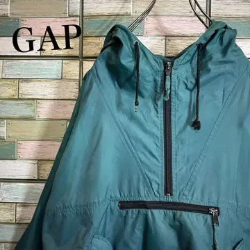 [ 90's ] GAP 갭 올드 갭 나일론 아노락 후드티