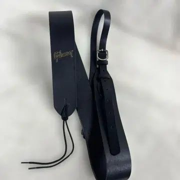 [ 새상품 ] Gibson 가죽 스트랩 블랙