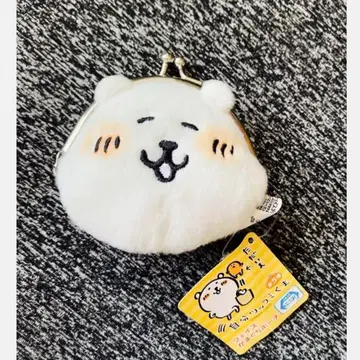 미사용 농담곰 페이스 가마구치 파우치 나가노