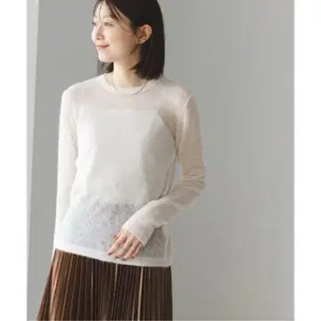 2024 AW 새상품 파인 알파카 울 시어 니트 노블 yak