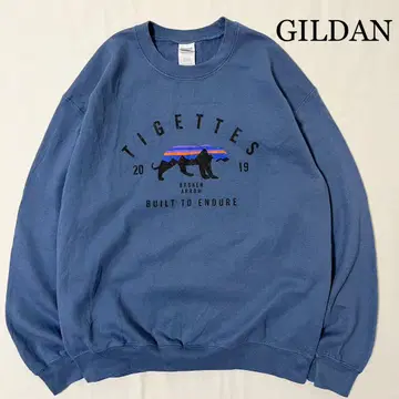 GILDAN 'TIGETTES' 곰 베어 프린트 맨투맨 트레이닝복