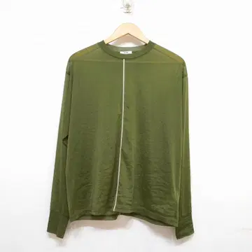 CLANE (F) 클라네 일본제 컬러 라인 시어 롱 슬리브 탑