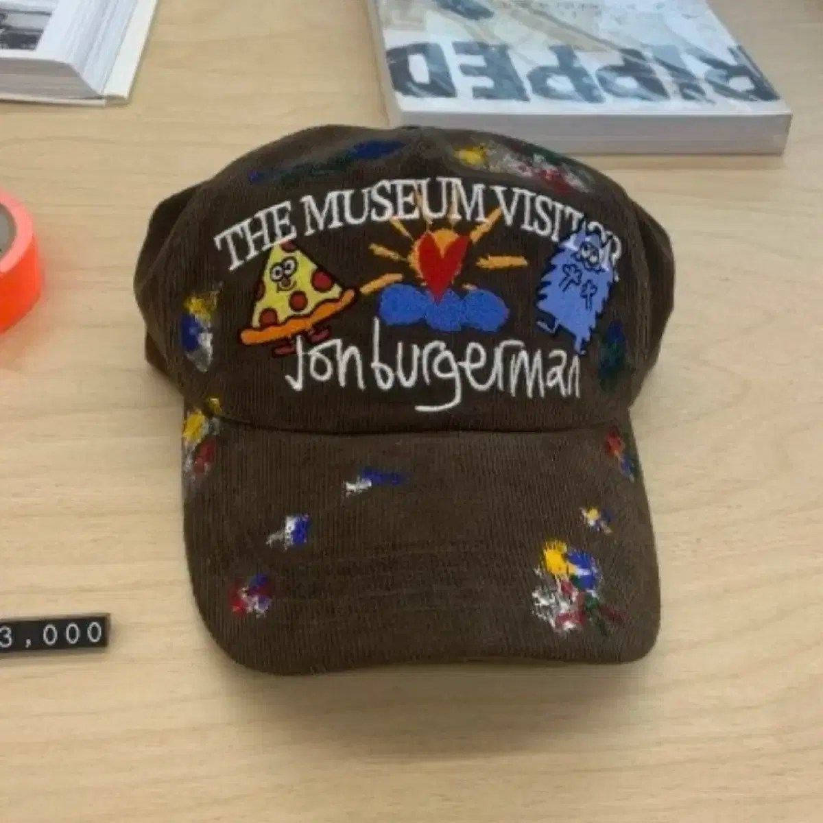 The Museum Visitor John Burgerman Hat Brown on Bunjang Global Site.