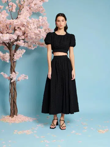 sisterjane MARA JACQUARD BOW TOP /SKIRT