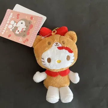 헬로키티 리본 포함 봉제 인형 약 15cm