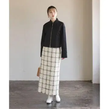 새상품급 카와카미 사야카님 노블 콜라보 나일론 트윌 블루종