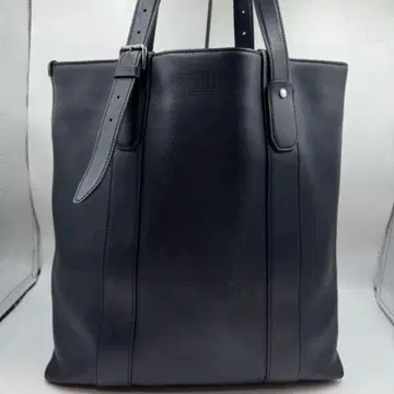[ 정품 ] dunhill 가죽 토트백 네이비 함스테드