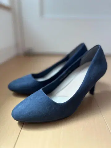 [미사용 새상품] RANDA 스웨이드 펌프스 힐 23cm 란다