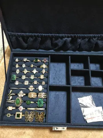 반지 묶음 판매 반지 지르코니아 반지 등 패션 반지
