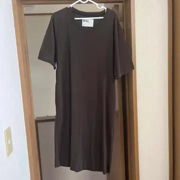 MHL. 브라운 티셔츠 원피스 반팔 사이즈 II