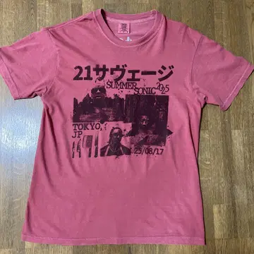 21savage 서머소닉 한정판 셔츠