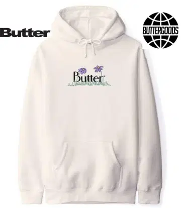 BUTTER GOODS FLOWERS CLASSIC LOGO HOODIE