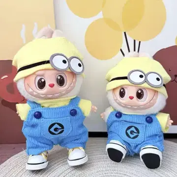미니언 LABUBU 의류 옷 갈아입기 봉제 인형 옷 LABUBU