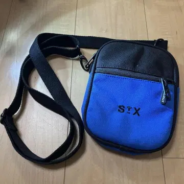 SIX 숄더백 파랑/블랙