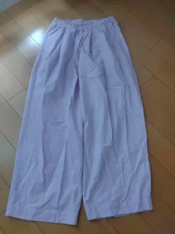 야라 연보라 와이드 팬츠