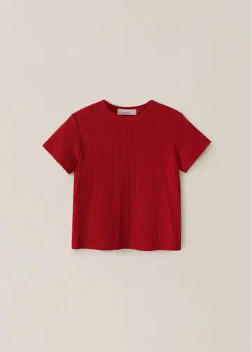 ohotoro Primary Ribbed T-Shirt
