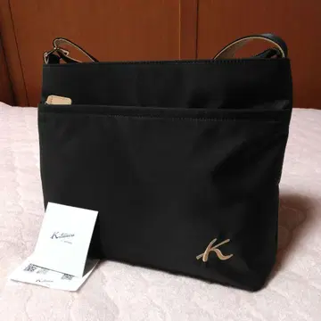 [ 컨디션 최상 ] kitamura 나일론 숄더백 블랙