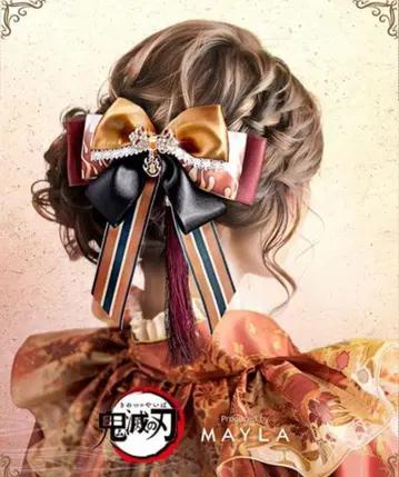 MAYLA 귀멸의 칼날 아이코닉 헤어 오브제 비녀 렌고쿠 쿄쥬로